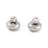 Non-Tarnish 202 Stainless Steel Charms Flat Round Charm STAS-B072-07P-02-2