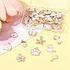 40Pcs 20 Styles Alloy Enamel Pendants ENAM-FS0003-33-10