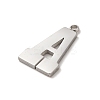 Non-Tarnish 304 Stainless Steel Pendants LS-STAS-L022-227P-2