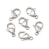 Tarnish Resistant 316 Surgical Stainless Steel Lobster Claw Clasps STAS-316-FL12A-1
