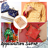 Chinese-style Flower Pattern Polyester Fabric for Clothing & Home Decor DIY-WH0622-735C-5
