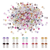 200Pcs 10 Colors Opaque Glass Beads GLAA-TA0001-20-3