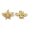 Brass with Cubic Zirconia Pendants X-KK-K341-21G-2