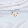 1Pc Brass Micro Pave Clear Cubic Zirconia Open Cuff Rings for Women RJEW-LP0002-37M-3