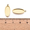 304 Stainless Steel Pendant Cabochon Component STAS-Q113-25D-G-3