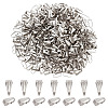 500Pcs 304 Stainless Steel Snap on Bails STAS-ME0002-31-1
