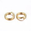 304 Stainless Steel Open Jump Rings LS-STAS-O098-02G-05-2