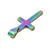 Ion Plating(IP) 304 Stainless Steel Pendants STAS-H389-13M-2