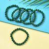 Synthetic Malachite(Dyed) Bead Stretch Bracelets BJEW-K212-B-031-1