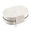 Italian Velvet Double Layers Jewelry Set Storage Zipper Boxes CON-G023-10F-2
