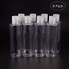 Transparent Flat Shoulder Plastic Press Cap Bottles MRMJ-BC0001-61-4