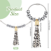 Imitation Leather Tassel Pendant Decorations AJEW-WH20011-20B-2