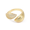 Brass Cuff Finger Rings LS-RJEW-H227-02G-04-1