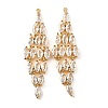 Brass Micro Pave Cubic Zirconia Pendants KK-F901-01E-G-1