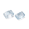 2-Hole Transparent Glass Seed Beads SEED-S023-30B-29-2