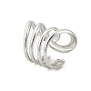304 Stainless Steel Multi-layer Cuff Rings for Women LS-RJEW-G338-16P-4