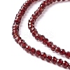 Transparent Glass Beads Strands GLAA-C019-01A-17-3