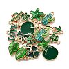 20Pcs 10 Styles Alloy Enamel Charms ENAM-FP0002-41-4