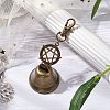 Iron Bell Pendant Decoration HJEW-JM02278-2