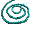 Natural Howlite Round Beads Strands X-TURQ-L020-4mm-02-2