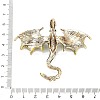 Alloy Rhinestone Big Pendants X-FIND-I060-01AG-03-3