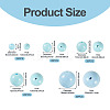 100Pcs 5 Styles Opaque Acrylic Beads MACR-TADJ0001-12E-4