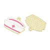 Medical Theme Alloy Enamel Pendants AL-CBA2919-03G-05B-2