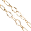 Brass Paperclip Chain Twisted Chain Necklace Making AJEW-JB01543-3