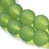 Baking Paint Transparent Glass Bead Strands GLAA-S031-4mm-34-3