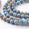 Natural Imperial Jasper Beads Strands X-G-I122-6mm-13-1
