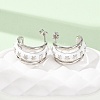 Rack Plating Brass Enamel Stud Earrings KK-CBAB1AF-38A-P-1
