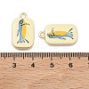 Printed Alloy Pendants PALLOY-P319-07J-09-3
