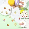 12Pcs 4 Styles 304 Stainless Steel Charms STAS-CJ0003-12-3