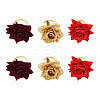 6Pcs 3 Style Alloy Rope Napkin Rings AJEW-EL0001-01-1