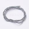 Non-Magnetic Hematite Beads Strands X-G-G094-2mm-3