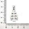 304 Stainless Steel Pendants STAS-U043-17P-3