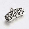 DIY Scarf Pendant Tibetan Style Alloy Tube Bails PALLOY-J504-06AS-2
