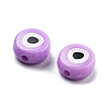 Opaque Printed Acrylic Beads OACR-G038-04H-2