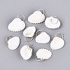 Natural Shell Pendants SHEL-Q028-03-1