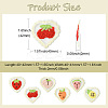 30Pcs 6 Styles Heart Computerized Embroidery Cloth Iron On/Sew On Patches DIY-CJ0003-17-2