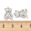 Brass Micro Pave Cubic Zirconia Pendants KK-Q809-18P-3