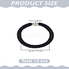 10Pcs Polyester Rubber Hair Accessories OHAR-LP0004-34-2