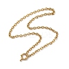 316 Surgical Stainless Steel Ring Pendant Necklaces LS-NJEW-D059-01B-G-1