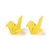 Rack Plating Spray Painted Alloy Beads PALLOY-T091-31B-1