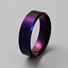 304 Stainless Steel Plain Band Rings LS-RJEW-WH0003-43H-1