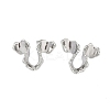 304 Stainless Steel Stud Earrings for Women EJEW-K281-27P-2