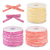 30 Yards 3 Colors Single Face Velvet Ribbon SRIB-TA0001-07-1