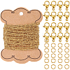 DIY 304 Stainless Steel Cable Chain Necklaces Making Kits DIY-SC0027-82-1