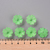 Transparent Frosted Acrylic Bead Caps X-MACR-S371-04A-733-4