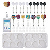 2Pcs DIY Phone Grip Ornament Silicone Molds DIY-TA0004-71-1